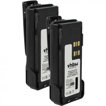 Batteries de remplacement pour Motorola PMNN4490B, PMNN4490A, PMNN4491 (3000mAh, 7,4V, Li-ion)