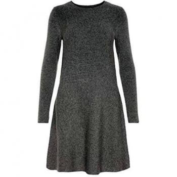 Vero Moda Graues Kleid mit langen Ärmeln
