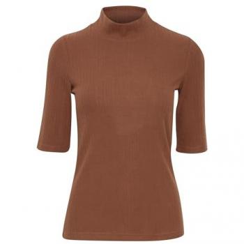 Fransa Henley Damen T-Shirt