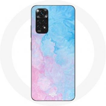 Estuche Xiaomi Redmi Note 11 4G color azul y rosa
