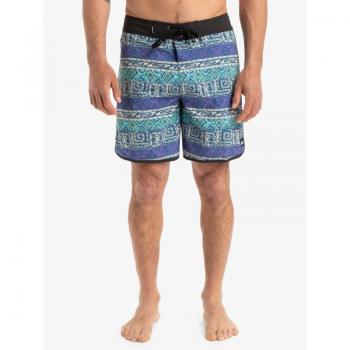 Pantaloncini da mare Quiksilver Surfsilk Scallop 18 con finitura Global Heat Dusted