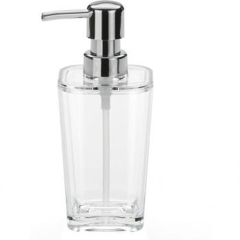 Distributeur de savon Kela 7,5 x 17 cm Kristall transparent