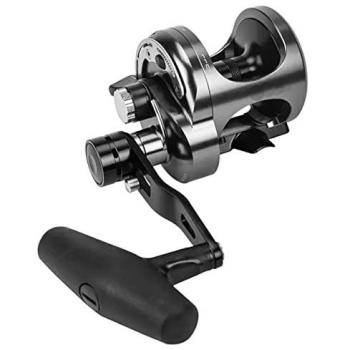 Okuma Alijos Silver 2‑Speed Jig Reel AJ‑12NSII – 6.4:1‑2.1:1 Ratio
