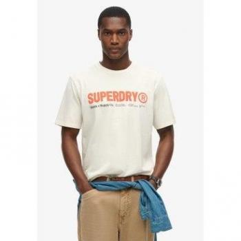 Camisa Deportiva Superdry M1012029A para Hombre en Color Blanco