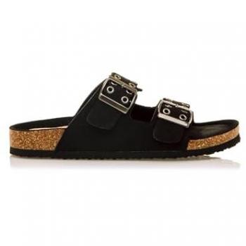 Planas Negro Mustangs para Mujer