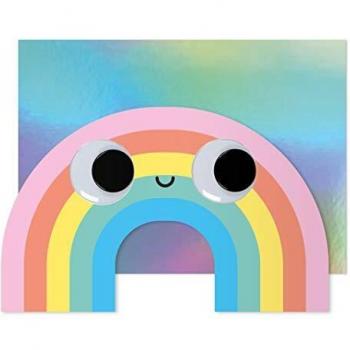 Birthday Fun Card with Rainbow Googly Eyes – Pango