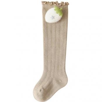 Chaussettes élastiques bébé couleur unie