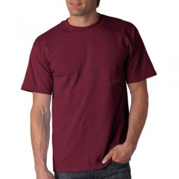 Gildan T-shirt Manches Courtes Bordeaux S