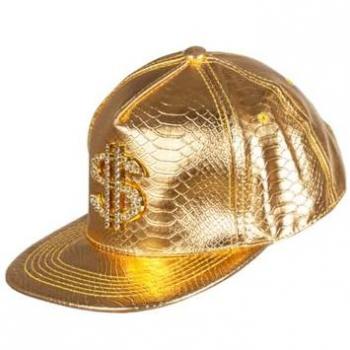 Echtes Gold‑Cap für den Hip‑Hop‑Style