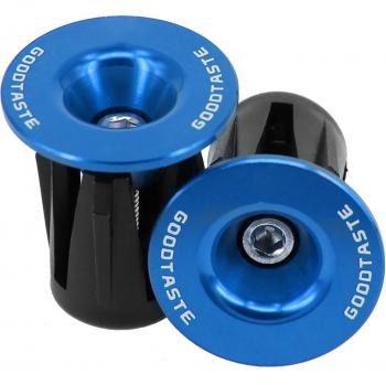 Tapones finales para manubrio bicicleta en aleación de aluminio, barra bloqueo extensible, tamaño 22-24mm