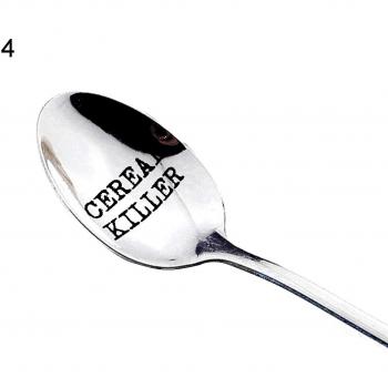 Accesorio de Cocina: Cuchara Inox Grabada Familia Fruta