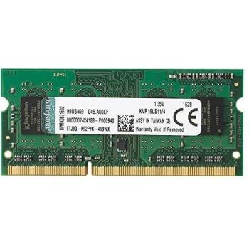 Kingston KVR16LS11/4BK RAM‑Kit: 4 GB DDR3, 1600 MHz, 204‑Pins, CL11