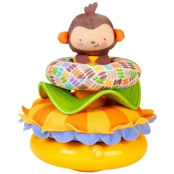 Mattel Fisher-Price CCG08: Kleines Affenpuzzle mit drei Farben