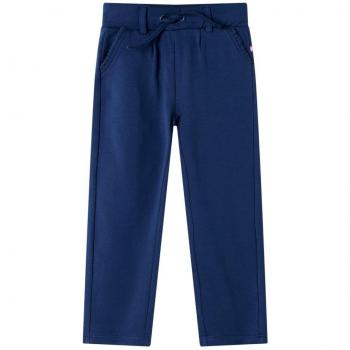 VidaXL Girls' Pants with Drawstring Navy 128