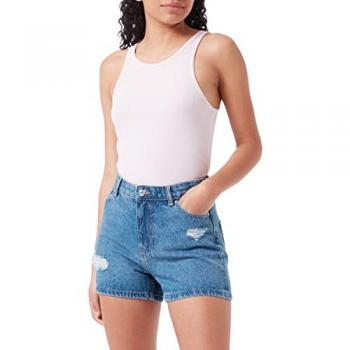 Only Jagger Mid Blue Denim Shorts