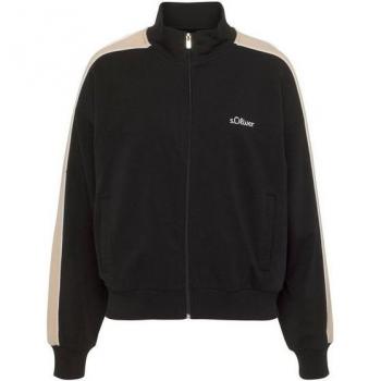 S.Oliver Kontrast Sweatjacke für Damen