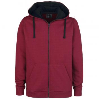 Black Premium by EMP Herren Kapuzenjacke Mask Of Sanity in Rot (Größe XXL-5XL)