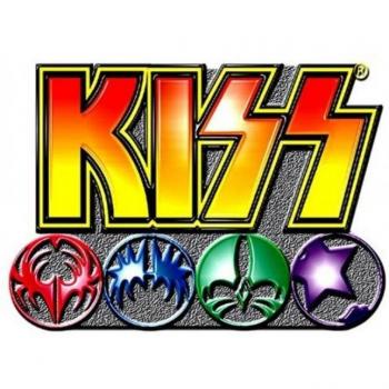 KISS Badge con Icone e Logo