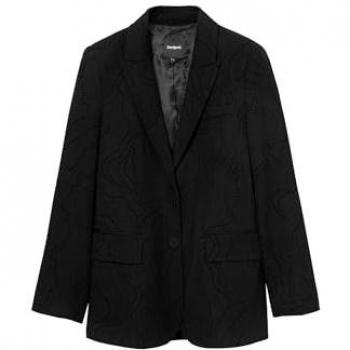 Blazer Desigual Troquelado para Mujer