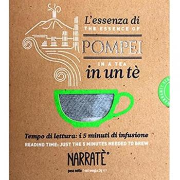 L'essenza di Pompei in un tè. Tempo di lettura: i 5 minuti di infusione-The essence of Pompeii in a tea. Reading time: just the 5 minutes needed to brew. Ediz. bilingue. Con tea bag