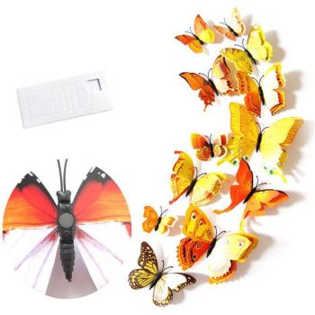 Magnetische Schmetterlingsaufkleber 12 Stück