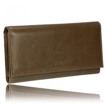 Portefeuille Femme Cuir Élégance en Cuir