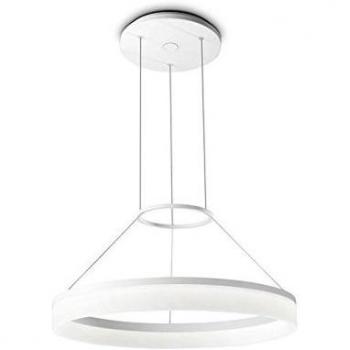 Leds C4 Grok Integrated LED 1 Light Small Ceiling Pendant Light White