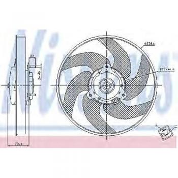 NISSENS 85667 Ventilatore Radiatore