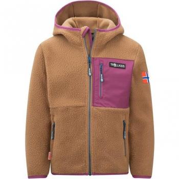 Giacca Trollkids Aurlandsfjord Bambino 116 cm Almond