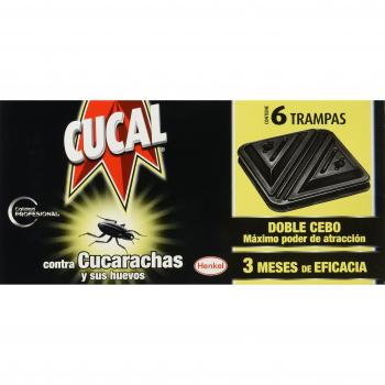 CUCAL trampa cucarachas 6 u