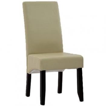 Polsterstuhl SIT-Möbel 4723-01 – 49 × 60 x 106,5 cm, Pionierkolonialbeine, cremefarbenes