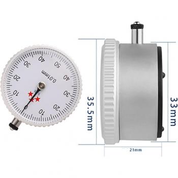 CNC Z-Axis Height Measurement Tool 50mm Dial ±0.01mm Precision Zero Setter