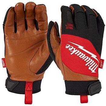 Milwaukee Hybrid Lederhandschuhe für Herren und Damen, Größe 9
