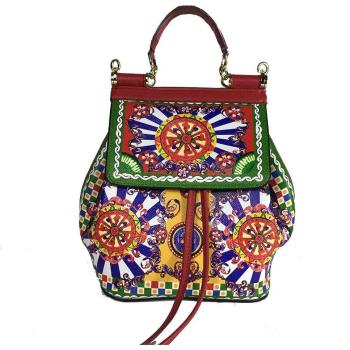 Mochila y Bolso de Cuero Retro Roma para Damas