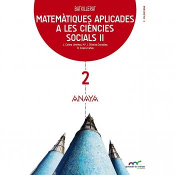 Matemàtiques aplicades a les ciències socials II. (Tapa blanda).