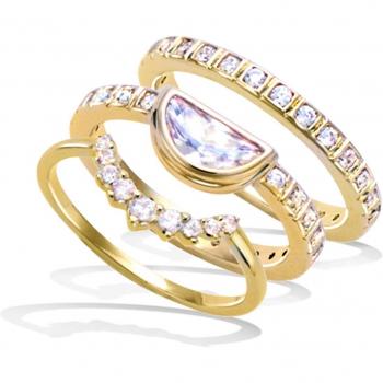 Ring 'Sissi' Witgoudkleurig