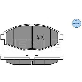 Plaquettes de frein MEYLE 025 232 4117, qualité ORIGINALE