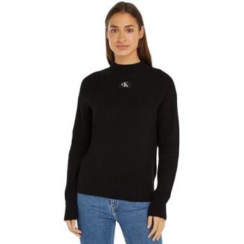 Calvin Klein Jeans Pullover J20J223609, Schwarz, Loose Fit, Größe S