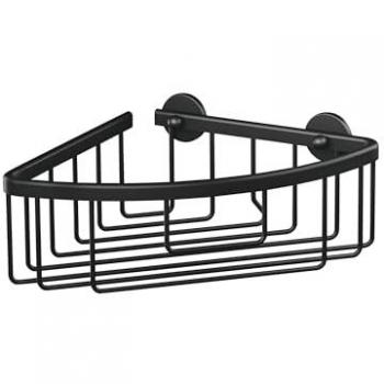 Panier de douche design Aluxx noir mat