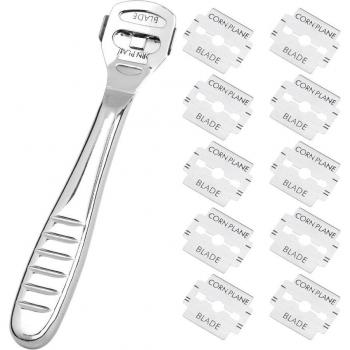 Dead Skin Removal Foot Care Set with Stainless Steel Tools and Cuticle Remover