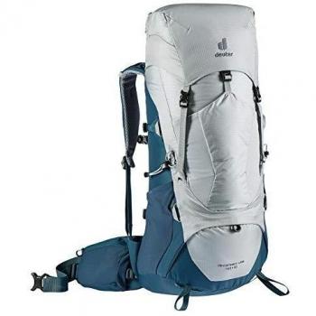 Sac à dos de trekking deuter Aircontact Lite, Mixte Adulte, Étain/Bleu Arctique