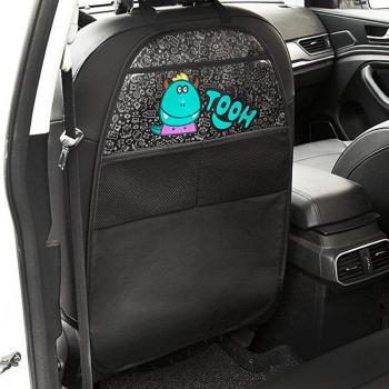 Wear-Resistant PU Leather Car Seat Back Cover for Children