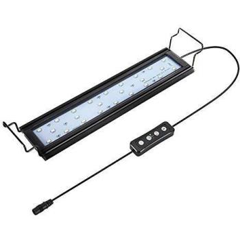 Hygger Lampe LED Aquarium 9W avec Minuterie et Support réglable