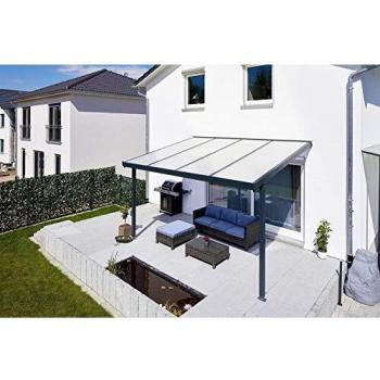 Gutta Terrassendach Premium Anthrazit 5060 mm Eindeckung Acryl Stegplatten