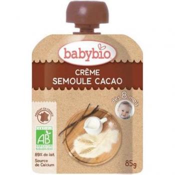 Babybio Crema de Cacao y Sémola