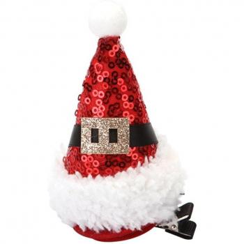 Sombrero de Navidad para Clip de Pelo