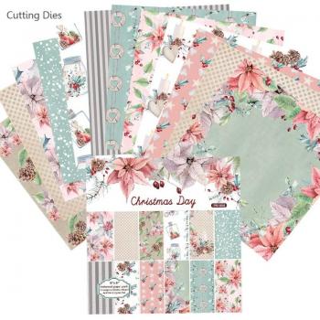 Set Papelería Navideña 12 Hojas