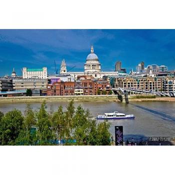 Spezialedition: 45 × 30 cm Leinwandbild „St. Paul’s Cathedral“