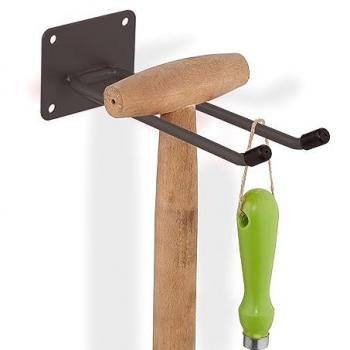 Appendiaccessori giardinaggio 24 cm – Gancio marrone Relaxdays