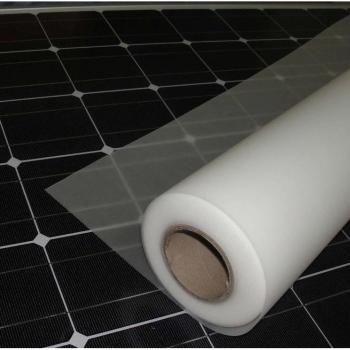Película EVA ALLMEJORES para encapsulación de módulos fotovoltaicos, 1000mm x 4m, 0,35mm
